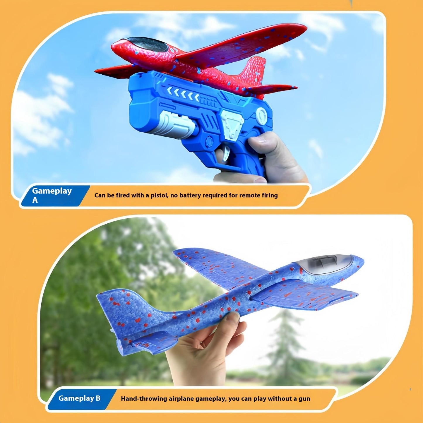 SkyShot™ Light-Up Foam Launcher