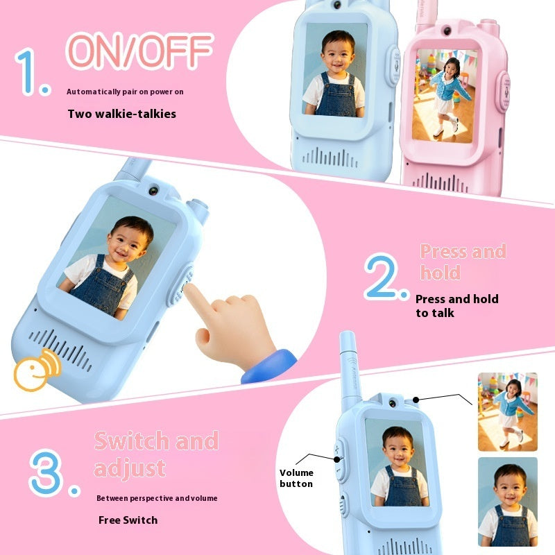 KidzConnect™ Visual Video Walkie-Talkies